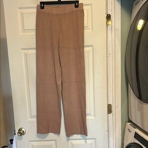 Sweater Pants / Lounge Pants Size Large Beige
